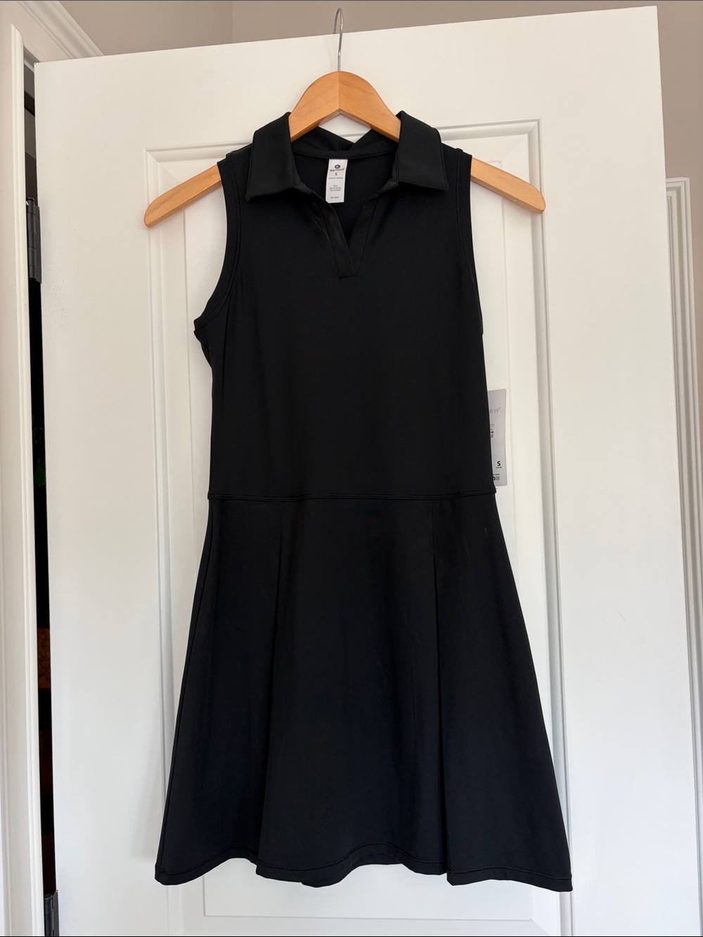 90 Degree By Reflex Black Active Tennis Dress